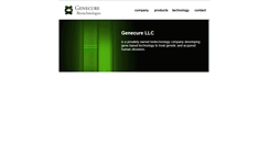 Desktop Screenshot of genecure.com