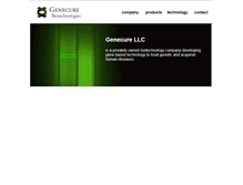 Tablet Screenshot of genecure.com